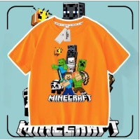 Дитяча футболка Minecraft Помаранчева