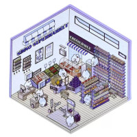 Набір наліпок DIY Румбокс 3D 