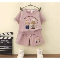 Дитячий костюм Лабубу Labubu (Футболка+Шорти) Рожевий