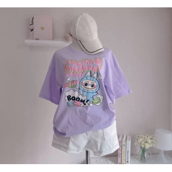 Футболка Лабубу Labubu Фіолетова