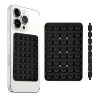 Універсальний тримач для телефону з присосками Чорний