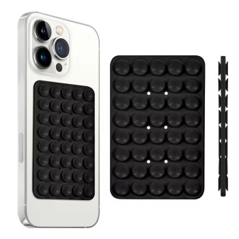 Універсальний тримач для телефону з присосками Чорний