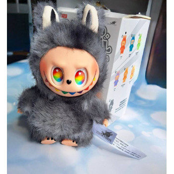 Рідкісний секретний Лабубу 3 покоління Biginto Energy (новий, запакований) Сірий