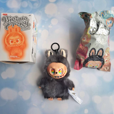 Рідкісний секретний Лабубу 3 покоління Biginto Energy (новий, запакований) Сірий