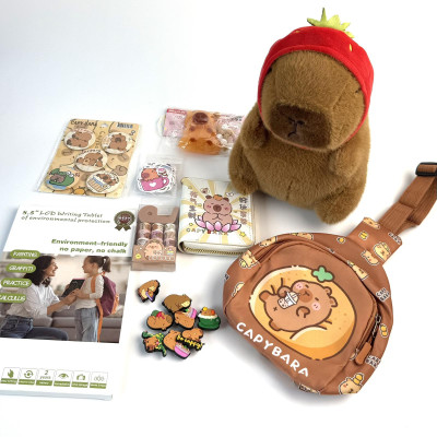 Подарунковий набір Капібара (сумка, іграшка, планшет, гаманець)