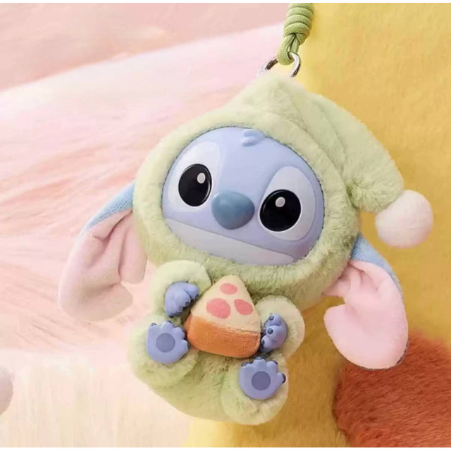 Брелок м'яка іграшка Stitch Стіч з піцою