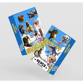 Набір карт і наліпок Італійські меми Brainrot