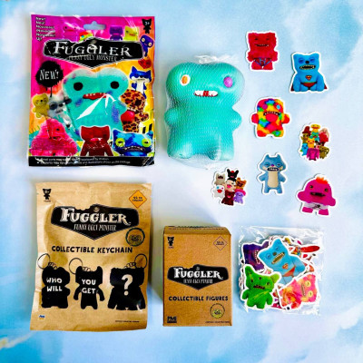 Набір подарунковий Fugglers Фаглери (брелок, фігурки, наліпки, сквіш)