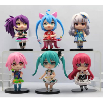 Набір фігурок з Вокалоїд Vocaloid v9 (6шт)