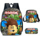 Набір 3 в 1 Roblox — рюкзак + сумка через плече + пенал