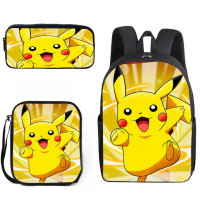 Набір 3 в 1 Pokémon Pikachu — рюкзак + сумка через плече + пенал