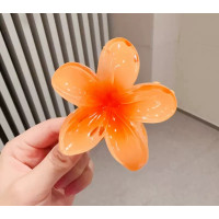 Заколка-квітка (помаранчева) Заколка гавайська