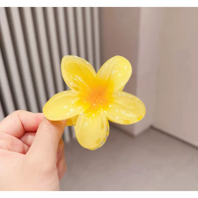 Заколка-квітка (жовта) Заколка гавайська