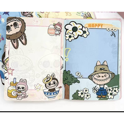 Щоденник блокнот Лабубу, Labubu Happy Moments (тверда обкладинка, 96 сторінок)