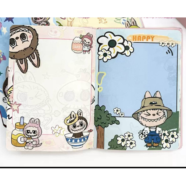Щоденник блокнот Лабубу, Labubu Happy Moments (тверда обкладинка, 96 сторінок)