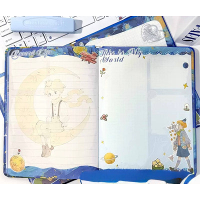 Щоденник блокнот The Little Prince Маленький Принц (тверда обкладинка, 96 сторінок)