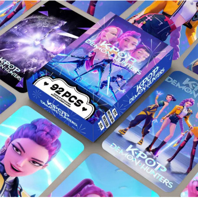 Картки та наліпки Kpop-мисливиці на демонів Demon Hunters (92 шт)