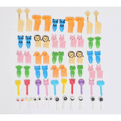 Шпажки у вигляді тварин, 60шт