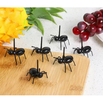Набір шпажок у вигляді мурах - 12шт, декор на Хелловін, Halloween