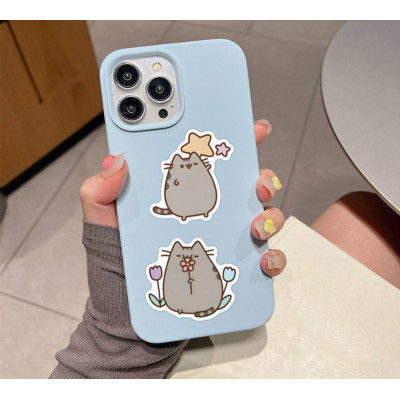 Набір наклейок, наліпок стікерів кота Пушина, Стікерпак Pusheen, 57 шт