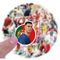 Набір наліпок, наклейок, стікерів футболіста Кріштіану Роналду, Ronaldo, 50шт