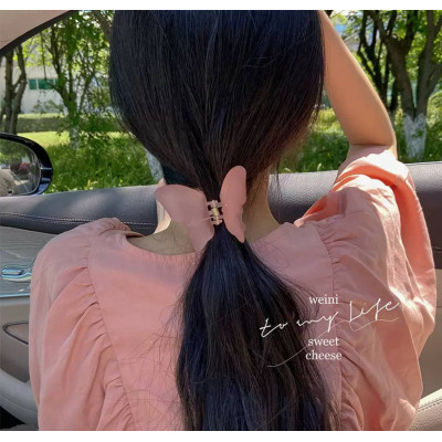 Заколка зажим Метелик матовий