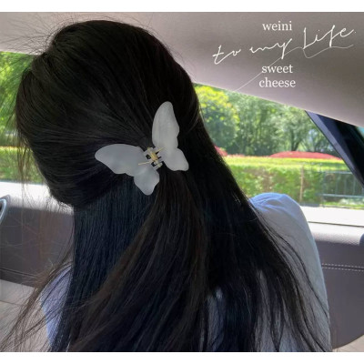 Заколка зажим Метелик матовий