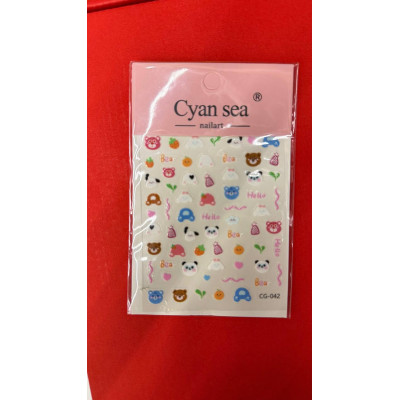 Набір об'ємні наліпки, 1 лист