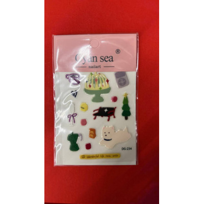 Набір об'ємні наліпки, 1 лист