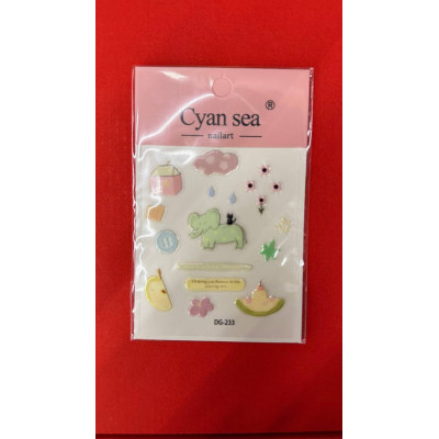 Набір об'ємні наліпки, 1 лист