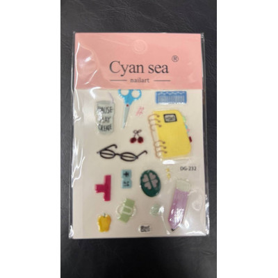 Набір об'ємні наліпки, 1 лист