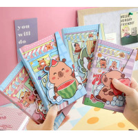 Щоденник блокнот Капібара, тверда обкладинка