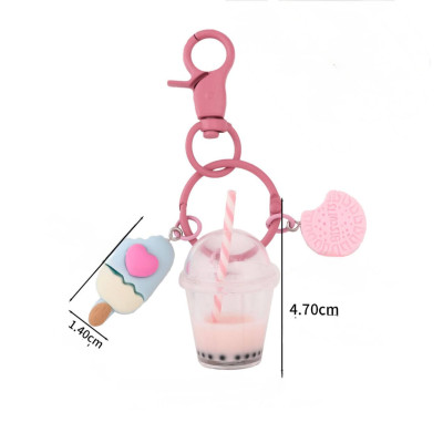 Брелок з морозивом, орео та бабл ті