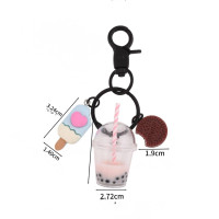 Брелок з морозивом, орео та бабл ті