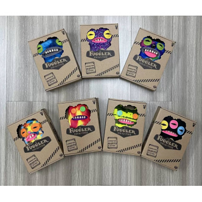 М'яка іграшка Fuggler Фаглер Саскуш, червоно-жовтий  22 см