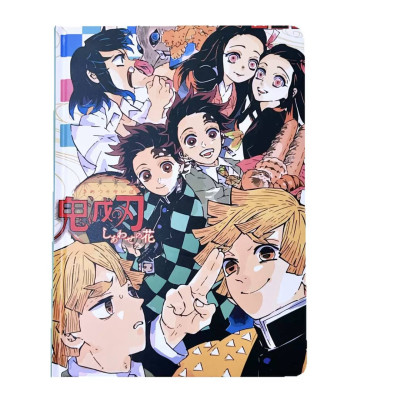 Щоденник блокнот з персонажами Demon Slayer, тверда обкладинка