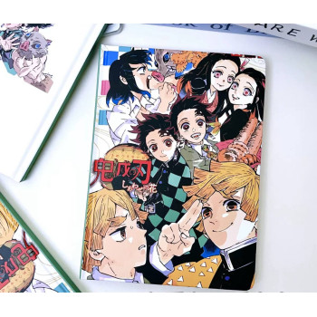 Щоденник блокнот з персонажами Demon Slayer, тверда обкладинка