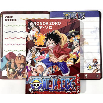 Щоденник блокнот з персонажами One Piece, тверда обкладинка