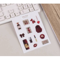 Об'ємні наліпки, стікери, наклейки, 1 лист