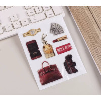 Об'ємні наліпки, стікери, наклейки, 1 лист