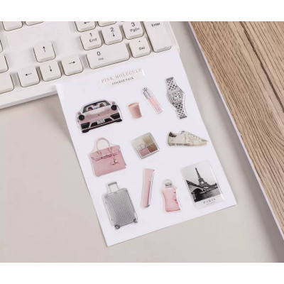 Об'ємні наліпки, стікери, наклейки, 1 лист