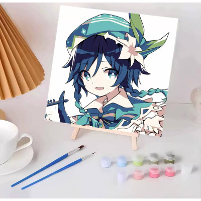 Картина за номерами Венті з Genshin Impact, з мольбертом