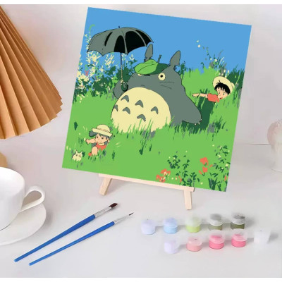 Картина за номерами Totoro, Тоторо, з мольбертом