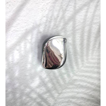 Гребінець маленький у блискучому срібному кольорі