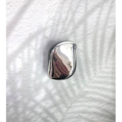 Гребінець маленький у блискучому срібному кольорі