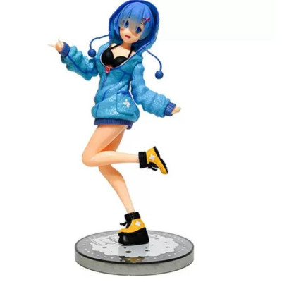 Колекційна фігурка Рем з аніме Re:Zero – Життя з нуля в іншому світі, в синьому