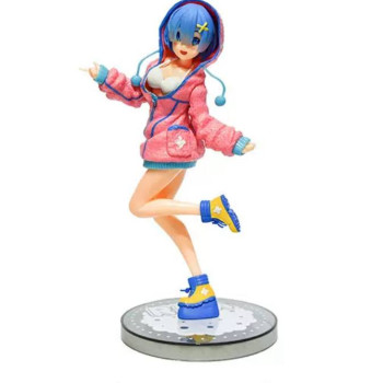 Фігурка Рем з аніме Re:Zero – Життя з нуля в іншому світі, в рожевому