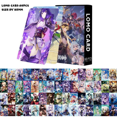 Набір колекційних карток LOMO Genshin Impact (60 шт.)