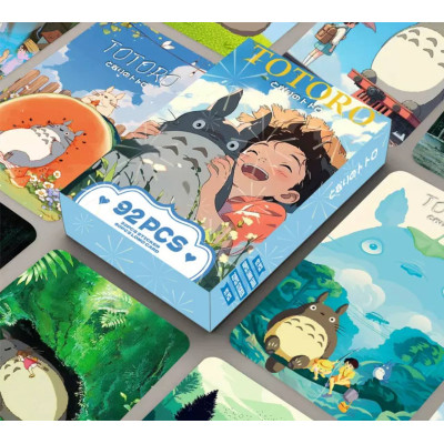 Набір колекційних карток Lomo та стікерів Мій сусід Тоторо, Totoro – 92 шт.