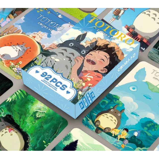 Набір колекційних карток Lomo та стікерів Мій сусід Тоторо, Totoro – 92 шт.